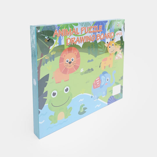 4-in-1 Wooden Magnetic Puzzle Box