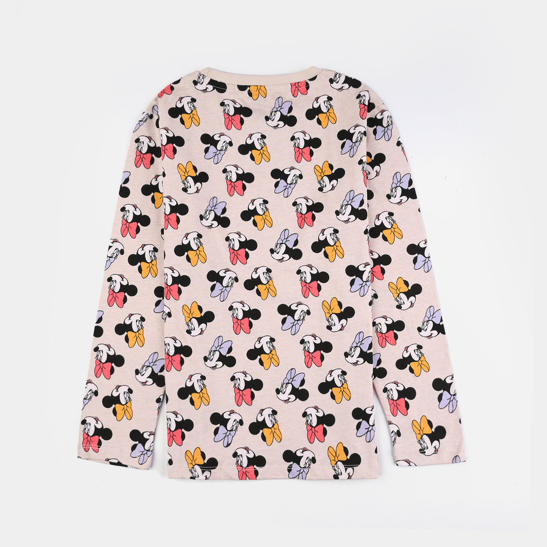 Girls Slub Jersey T-Shirt F/S  Character