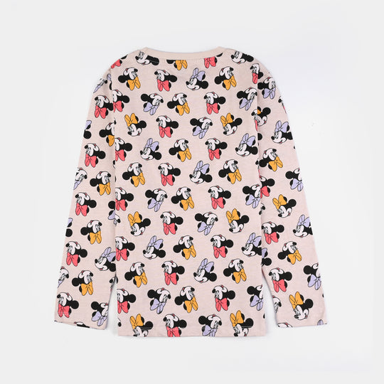Girls Slub Jersey T-Shirt F/S  Character