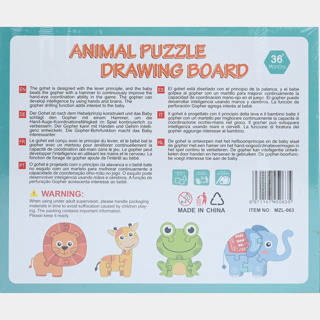 4-in-1 Wooden Magnetic Puzzle Box