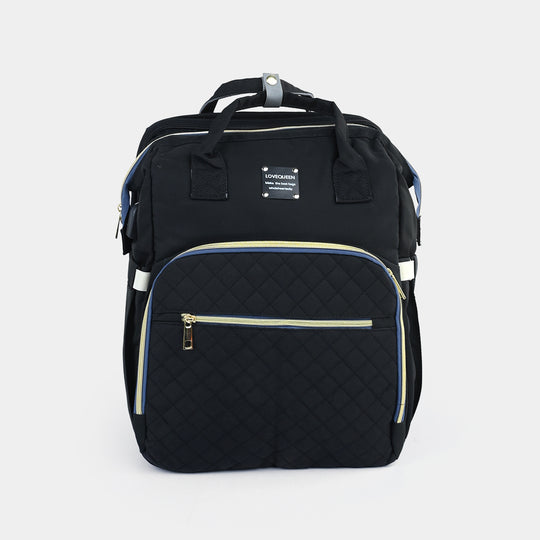 2-in-1 Foldable Diaper Backpack with Expandable Bassinet