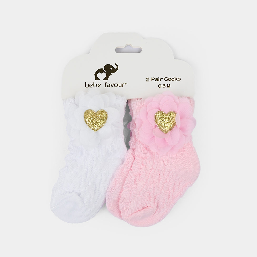 Infant Fancy Socks 2 Pairs