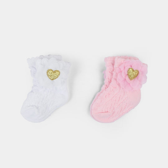 Infant Fancy Socks 2 Pairs