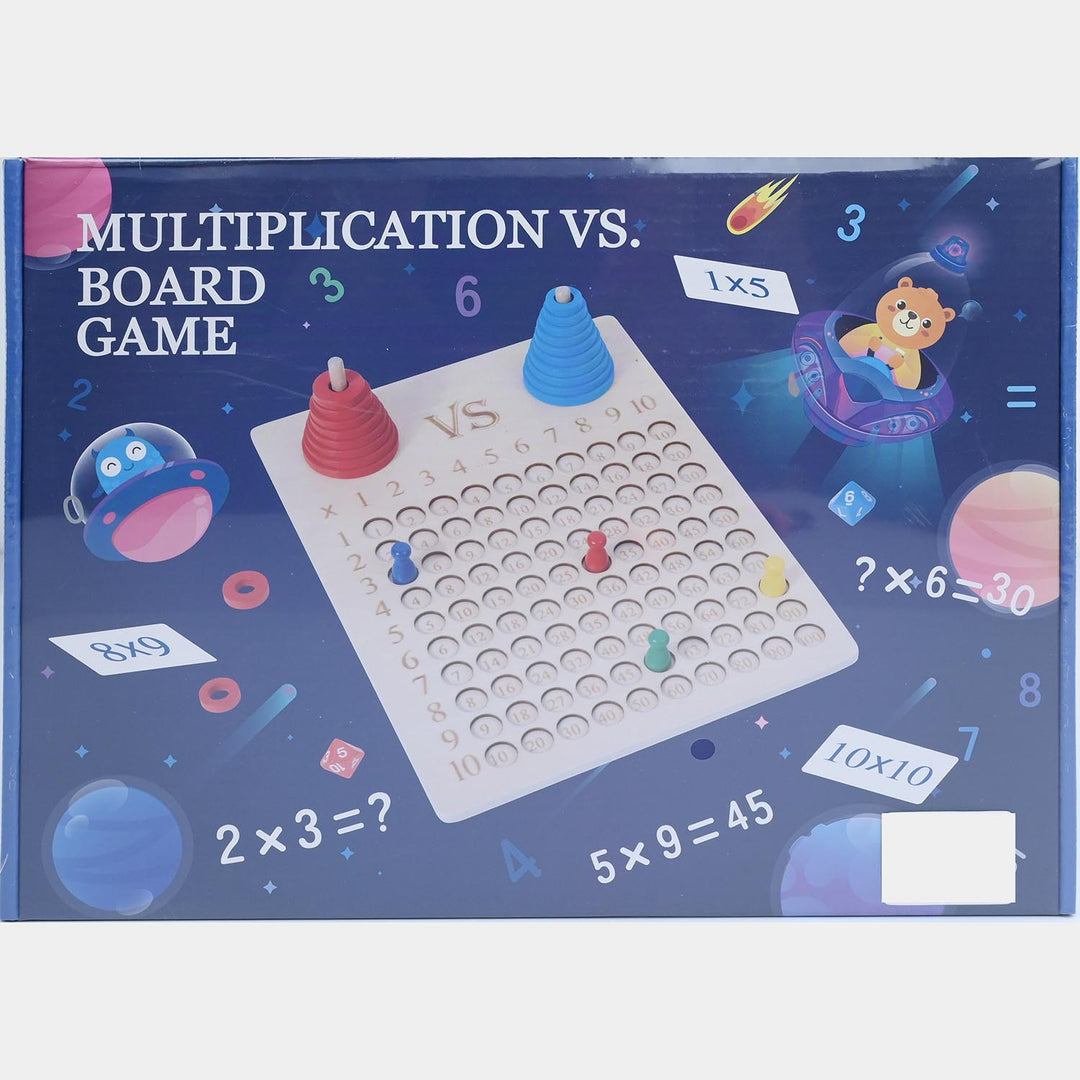 Wooden Multiplication VS. Board Game