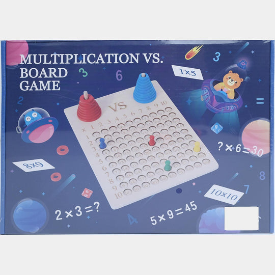Wooden Multiplication VS. Board Game