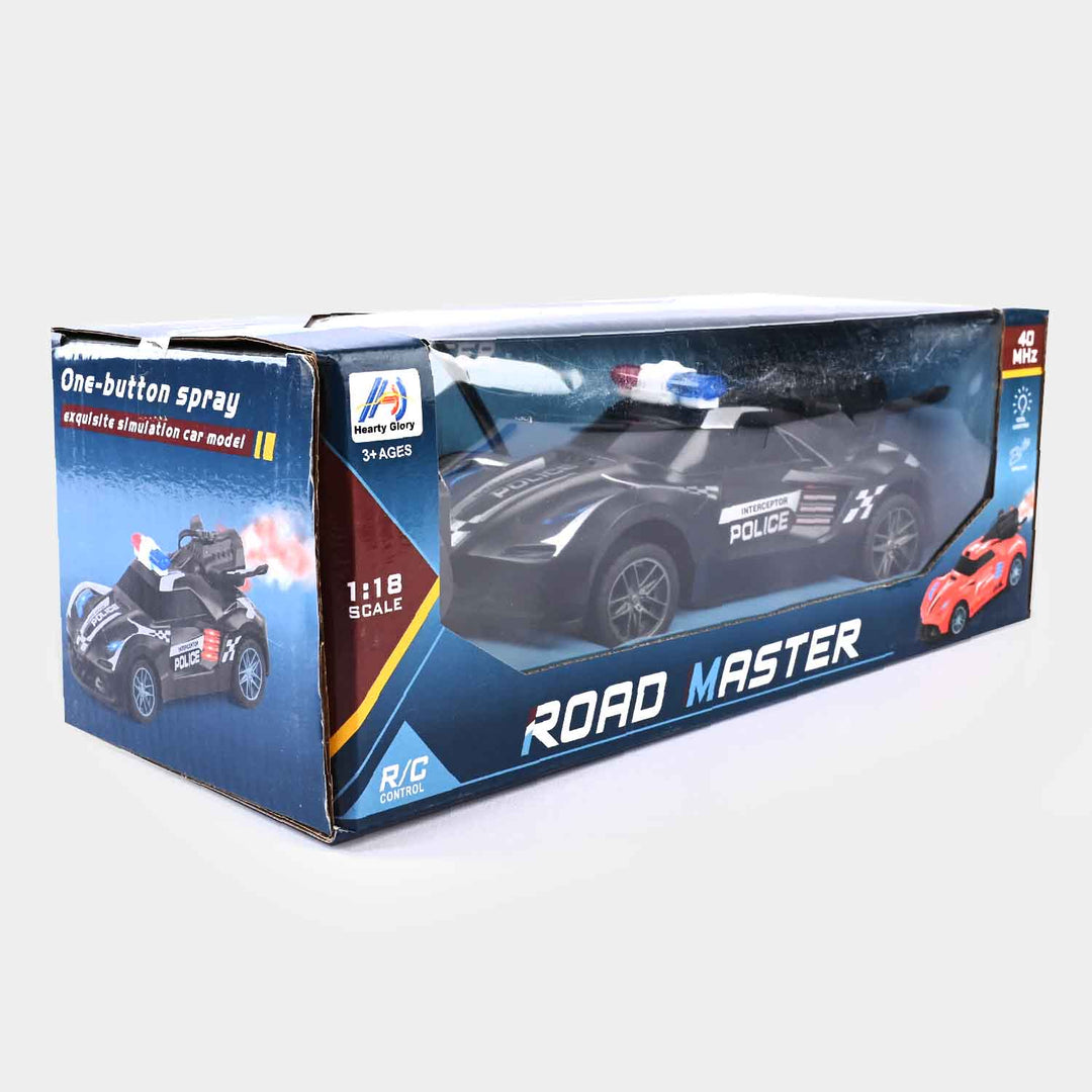 Remote Control 5 Function Police Car For Kids