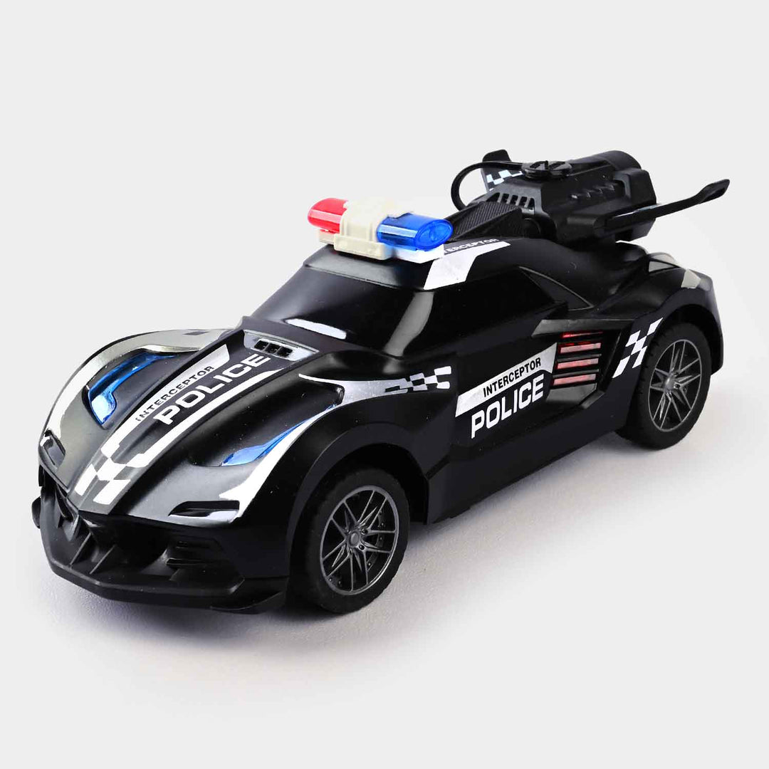 Remote Control 5 Function Police Car For Kids