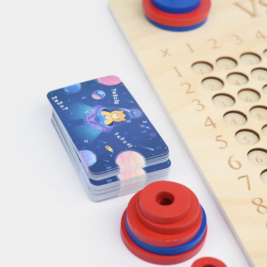 Wooden Multiplication VS. Board Game