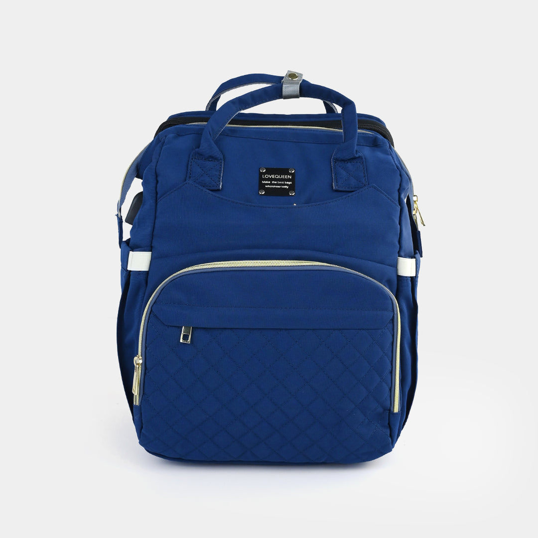 2-in-1 Foldable Diaper Backpack with Expandable Bassinet