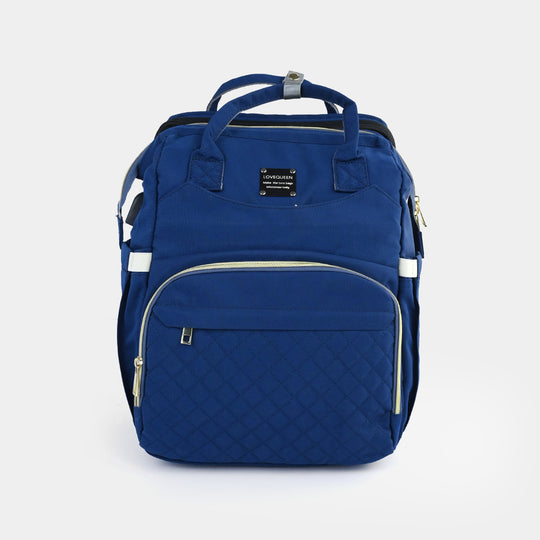 2-in-1 Foldable Diaper Backpack with Expandable Bassinet