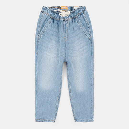 Boys Denim Stretch Pant Better In Our Own Way-LT.Blue