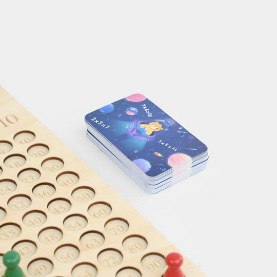 Wooden Multiplication VS. Board Game