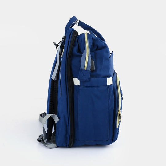 2-in-1 Foldable Diaper Backpack with Expandable Bassinet