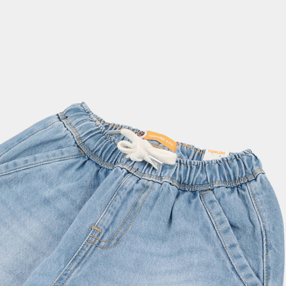 Boys Denim Stretch Pant Better In Our Own Way-LT.Blue