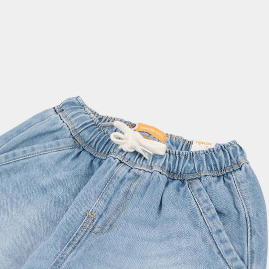 Boys Denim Stretch Pant Better In Our Own Way-LT.Blue