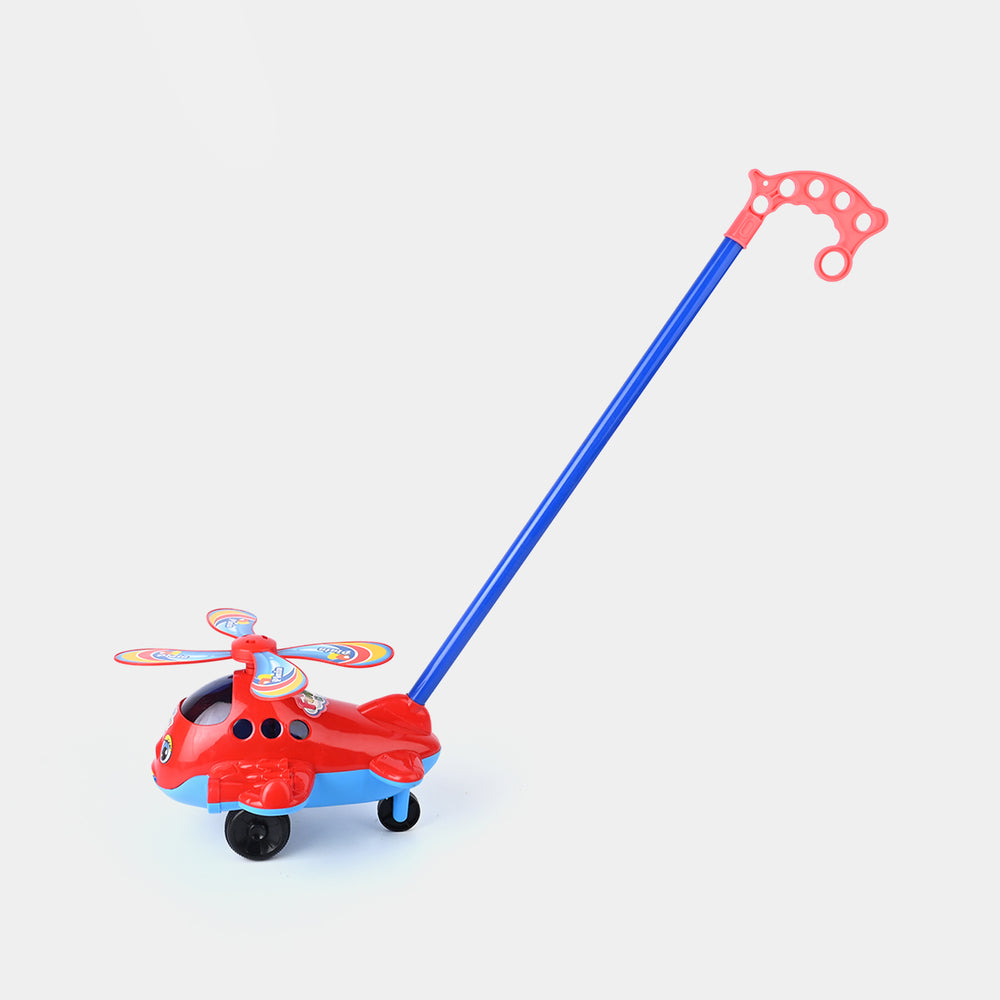 Pull Push Plane with Bell for Kids