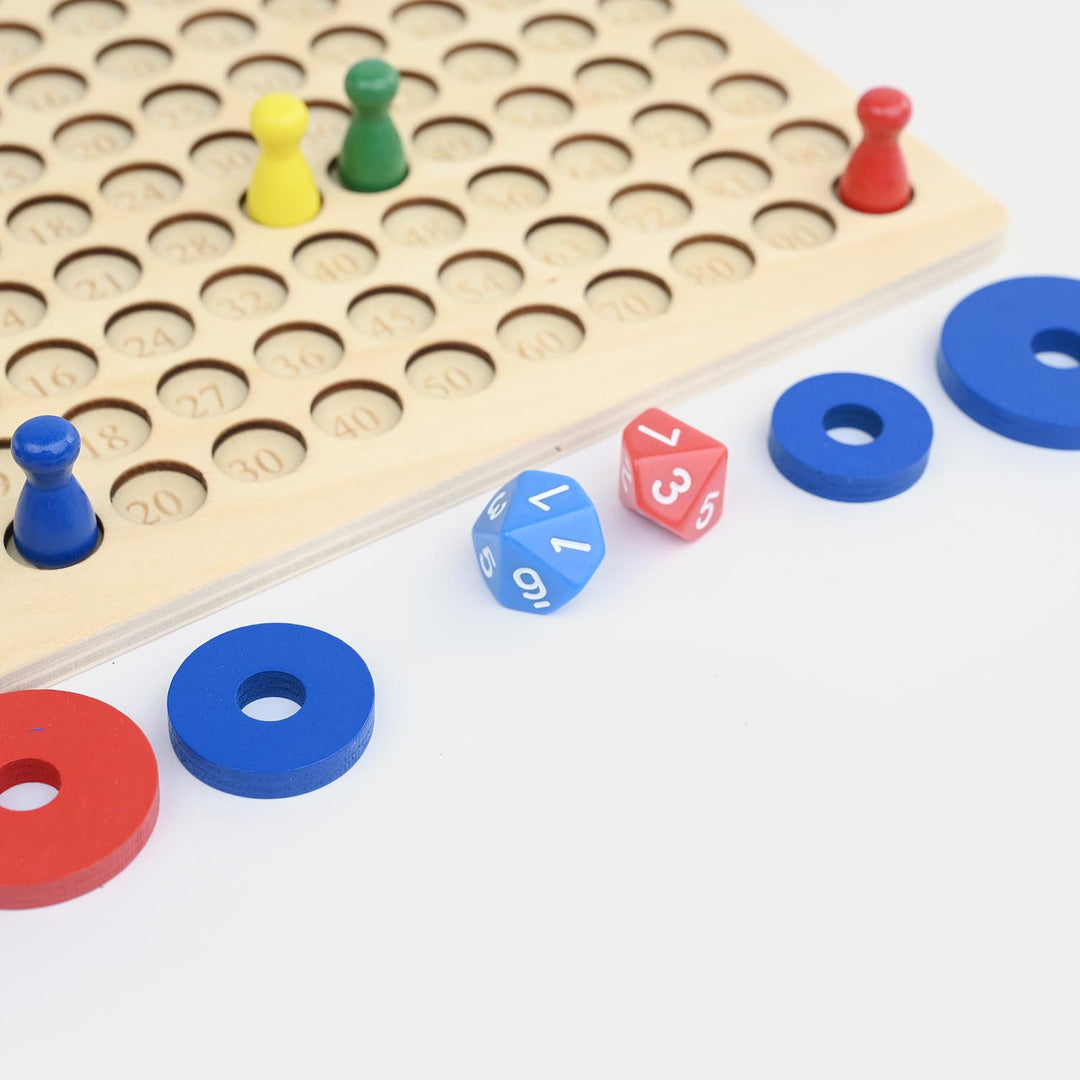 Wooden Multiplication VS. Board Game