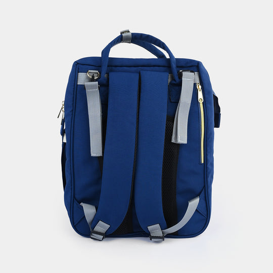 2-in-1 Foldable Diaper Backpack with Expandable Bassinet