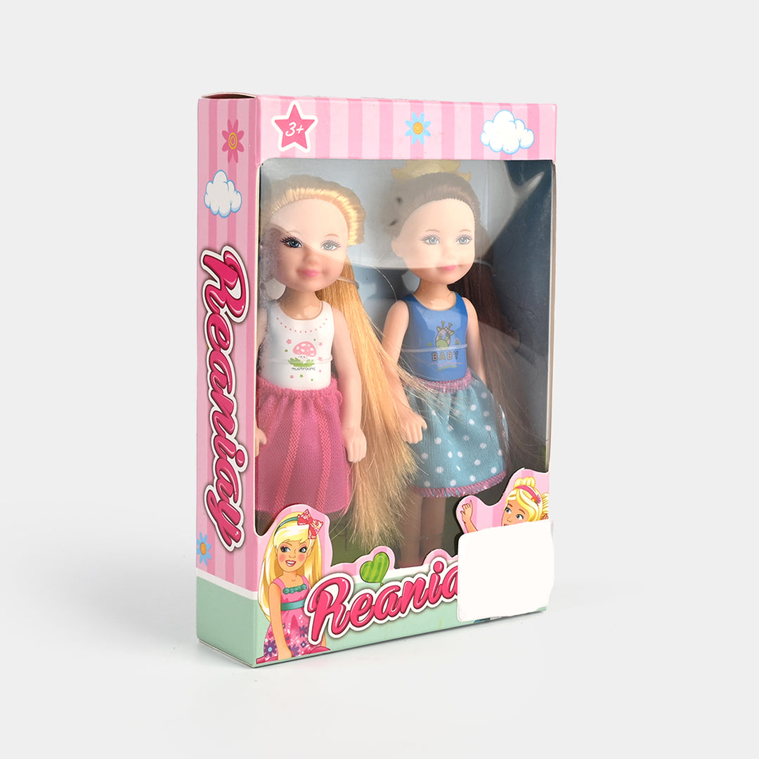Mini Fashion Doll Set | 2PCs