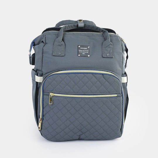 2-in-1 Foldable Diaper Backpack with Expandable Bassinet