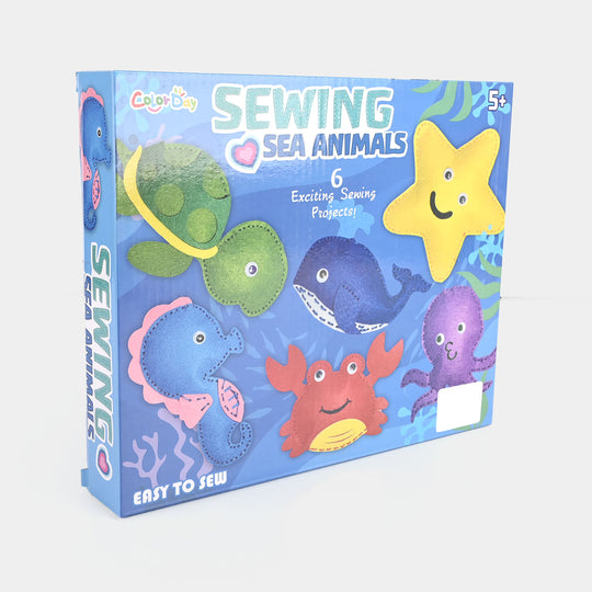 Kids Marine Animals Sewing Toy Set (6 PCS)