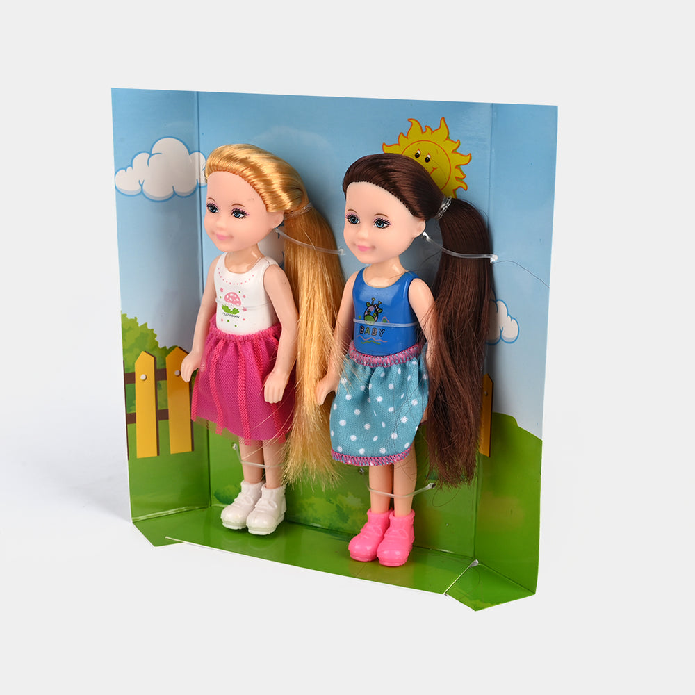 Mini Fashion Doll Set | 2PCs