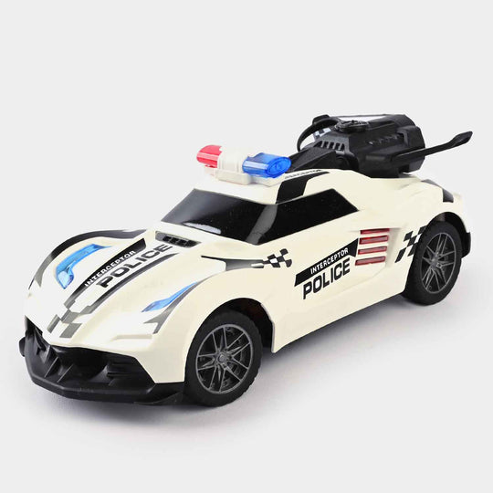 Remote Control 5 Function Police Car For Kids