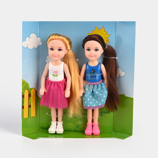 Mini Fashion Doll Set | 2PCs