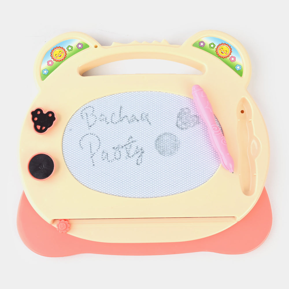 Stylish Magic Slate For Kids - Peach