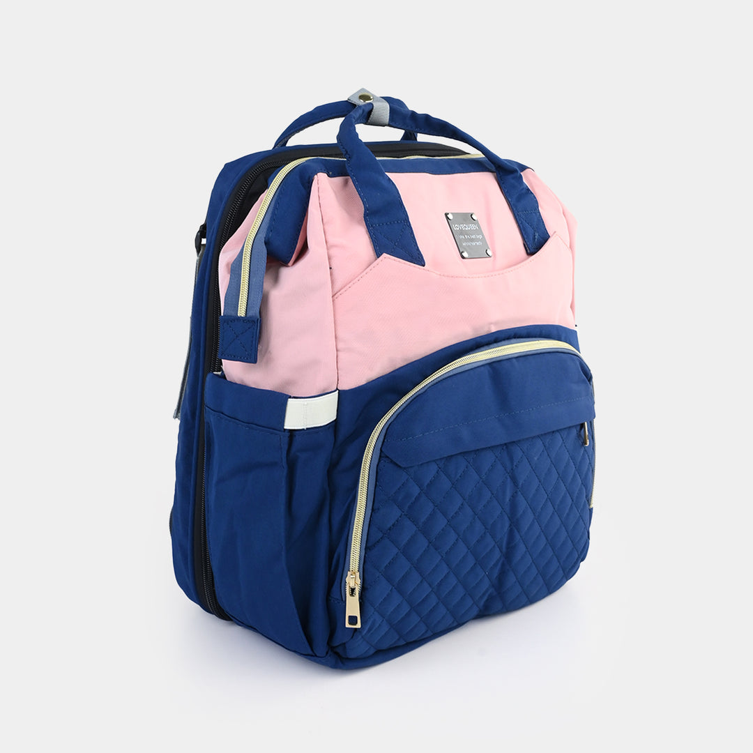 2-in-1 Foldable Diaper Backpack with Expandable Bassinet