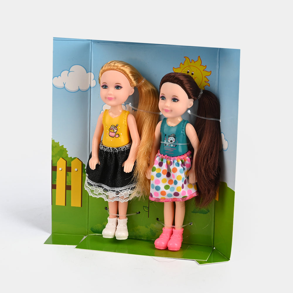 Mini Fashion Doll Set | 2PCs