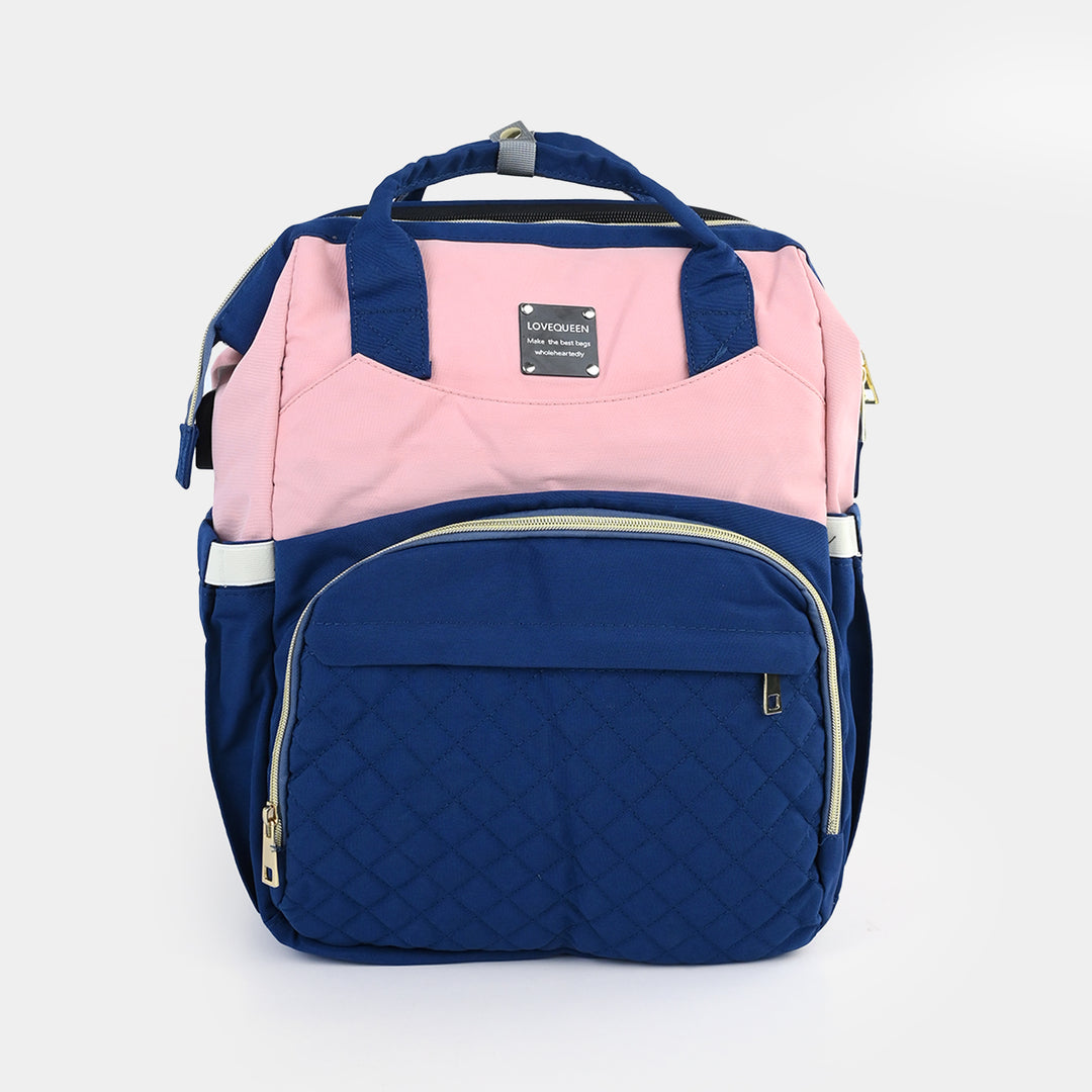 2-in-1 Foldable Diaper Backpack with Expandable Bassinet