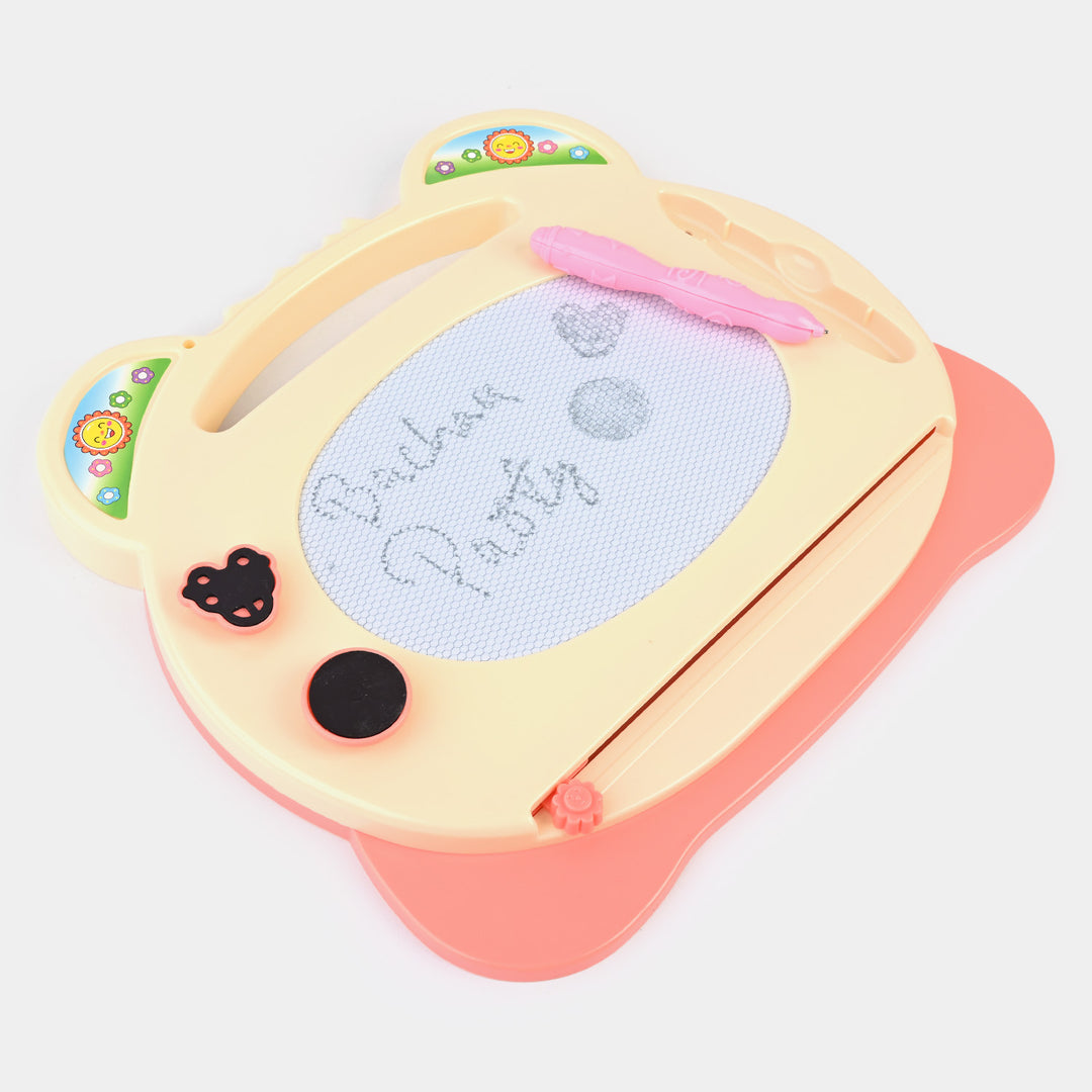 Stylish Magic Slate For Kids - Peach