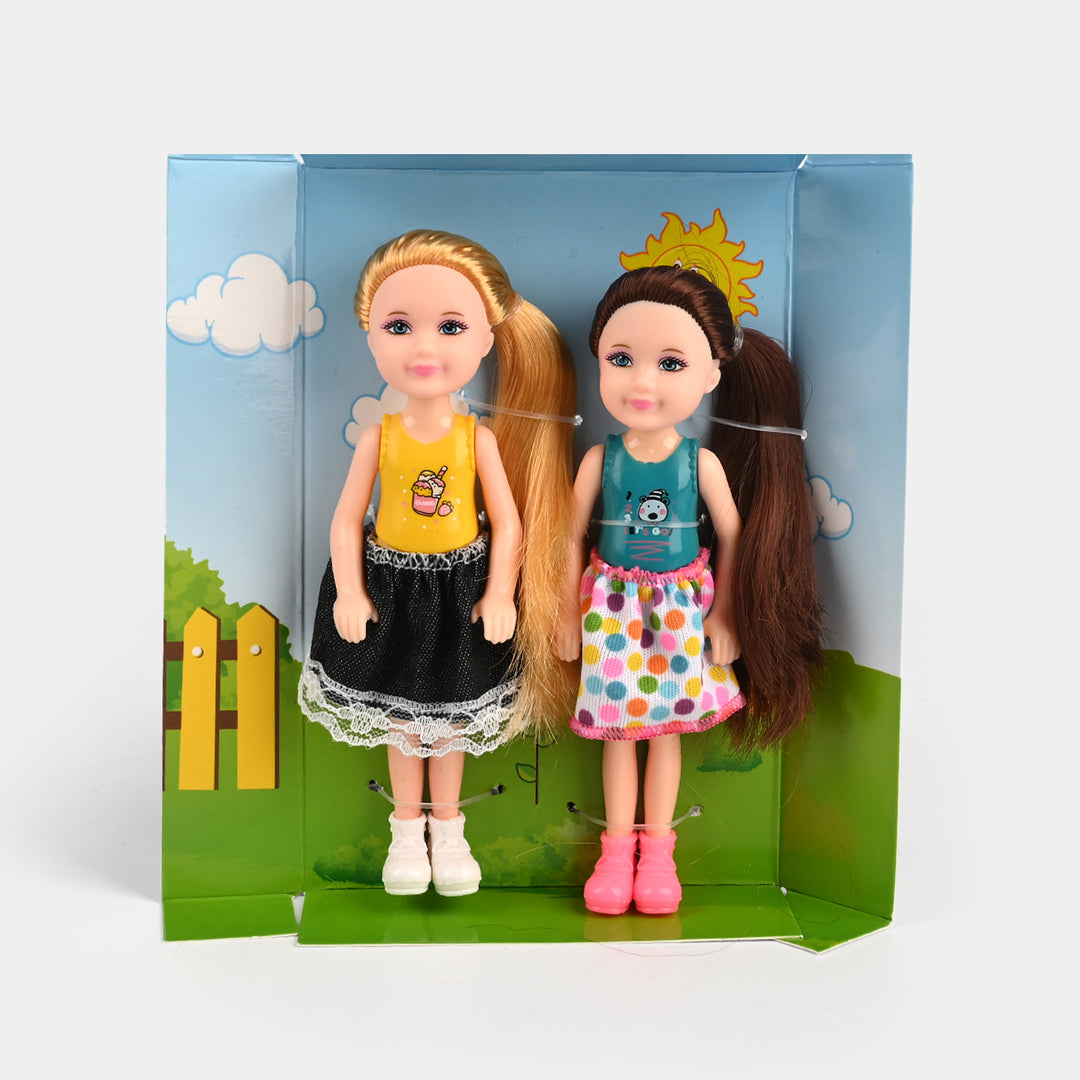 Mini Fashion Doll Set | 2PCs