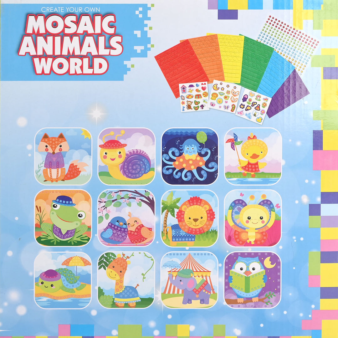 Animal World Puzzle Create Your Own Mosaic Game