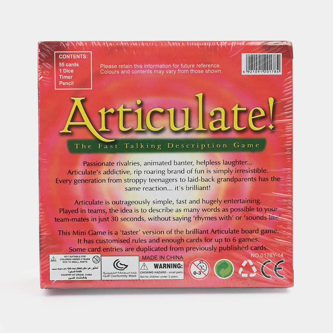 Articulate Mini Game for Kids
