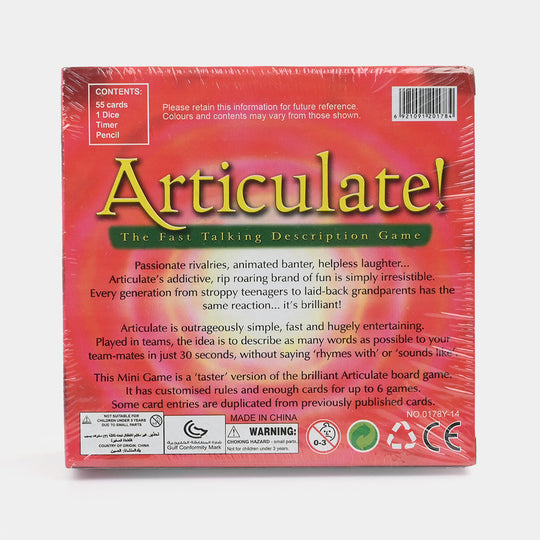 Articulate Mini Game for Kids