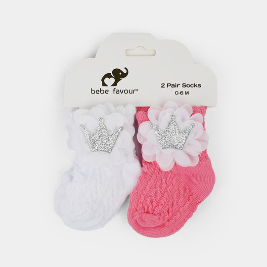 Infant Fancy Socks 2 Pairs