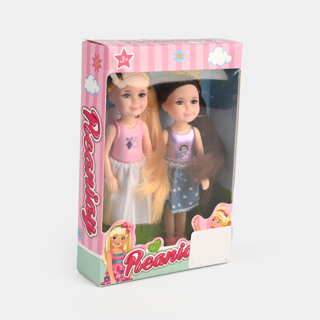 Mini Fashion Doll Set | 2PCs