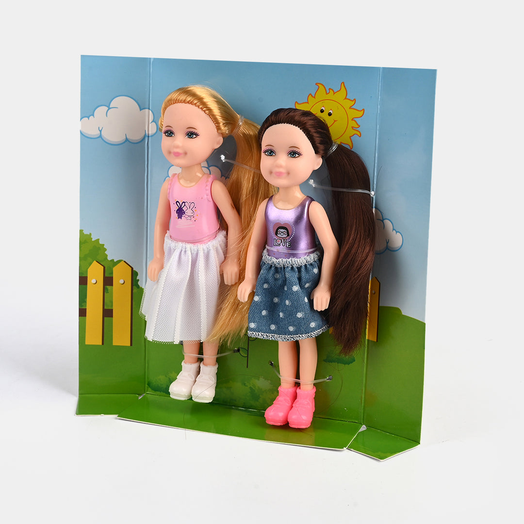 Mini Fashion Doll Set | 2PCs