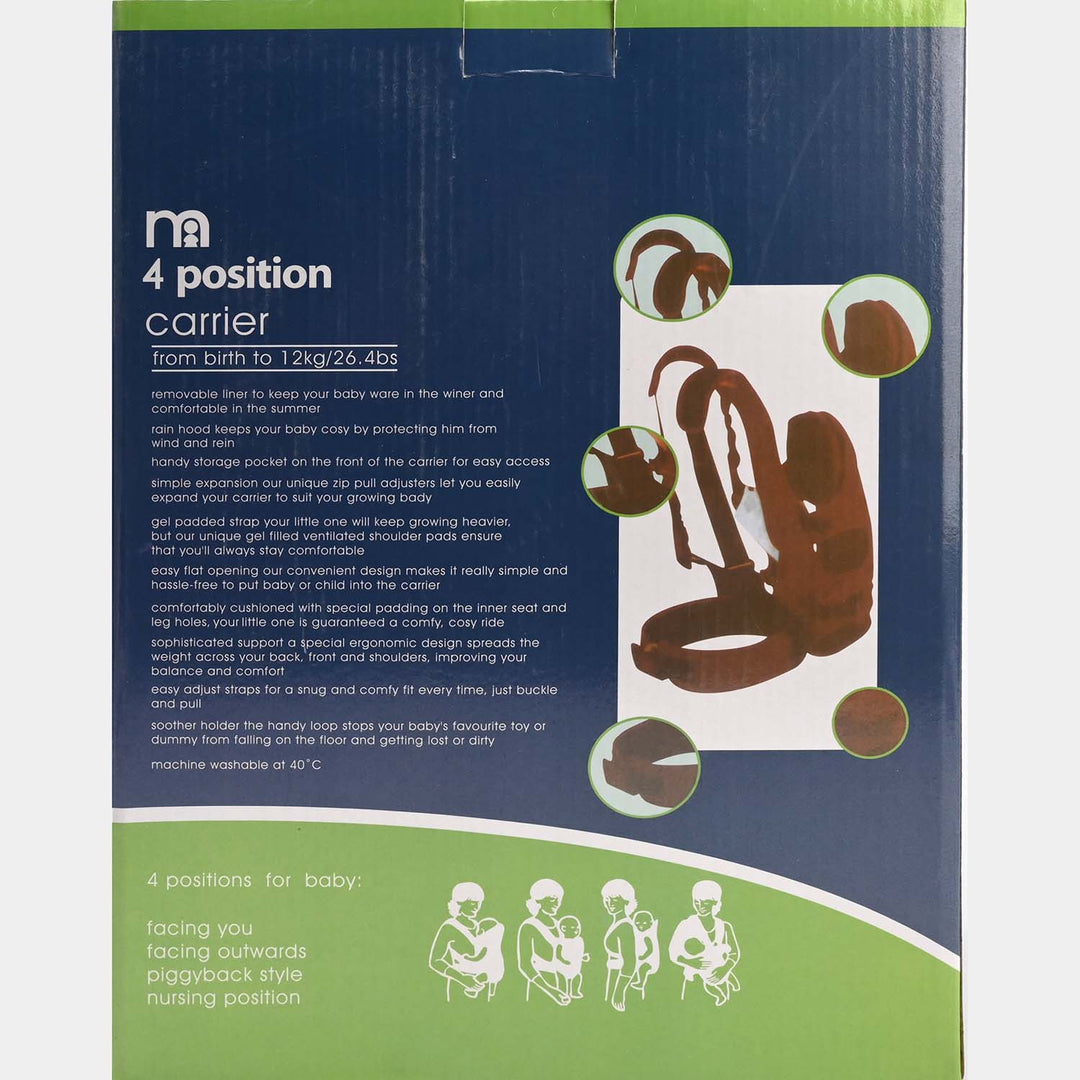 Mothercare 4-Position Baby Carrier