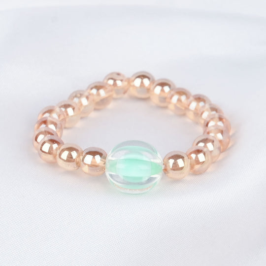 GIRLS ELEGANT BEADED NECKLACE & BRACELET