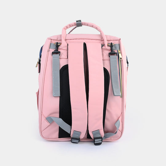 2-in-1 Foldable Diaper Backpack with Expandable Bassinet
