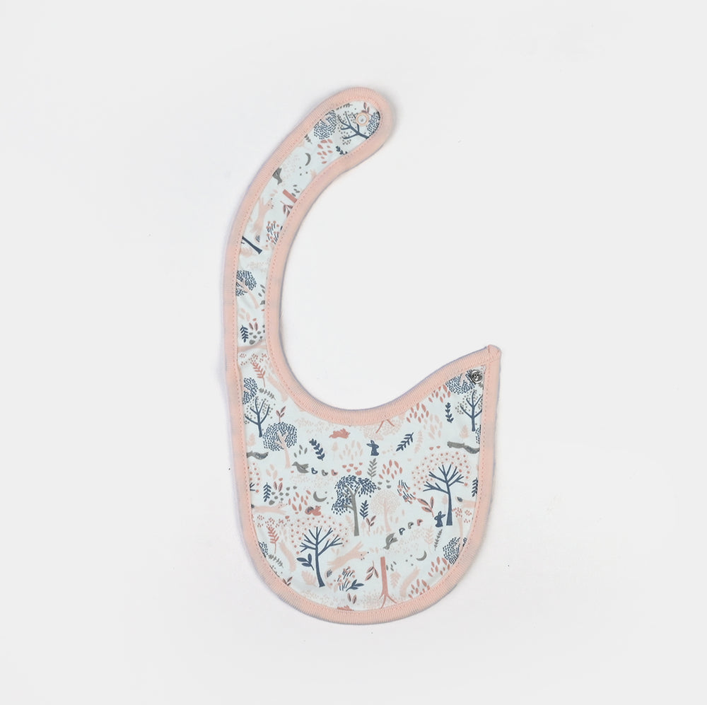 Pack Of 3 Baby Cotton Interlock Bibs Set-MIX