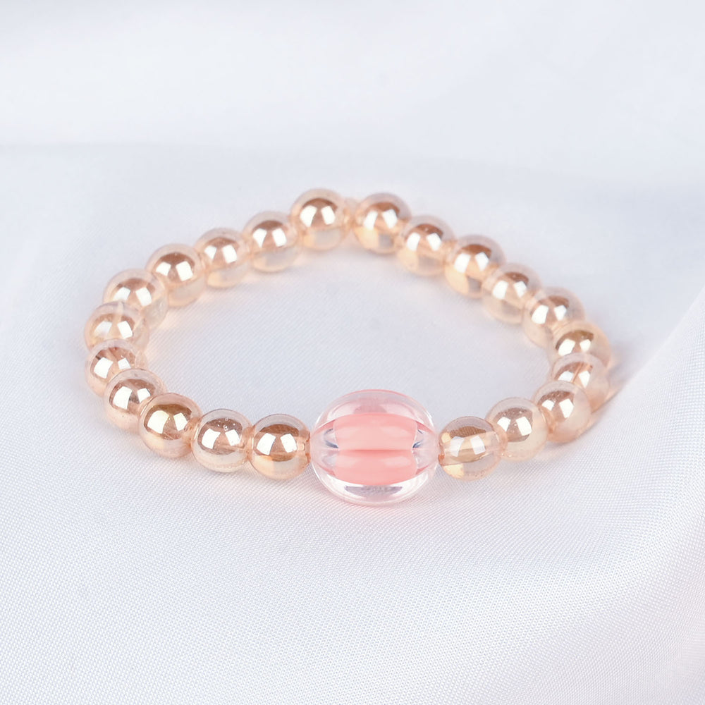 GIRLS ELEGANT BEADED NECKLACE & BRACELET