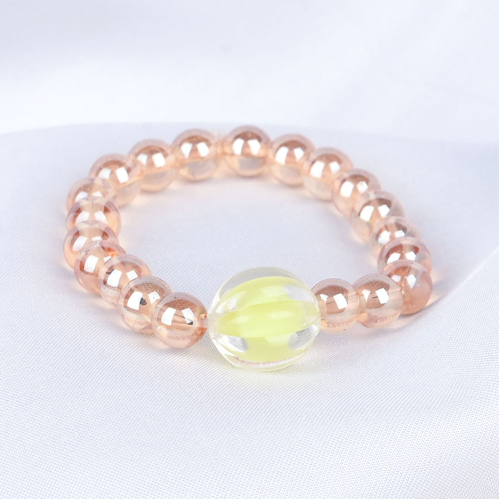 GIRLS ELEGANT BEADED NECKLACE & BRACELET