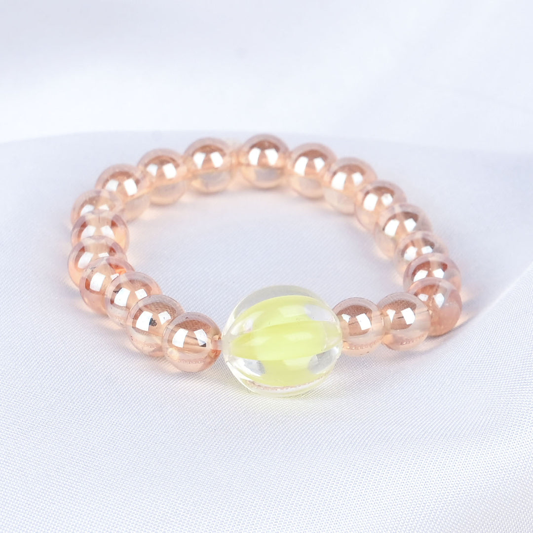 GIRLS ELEGANT BEADED NECKLACE & BRACELET