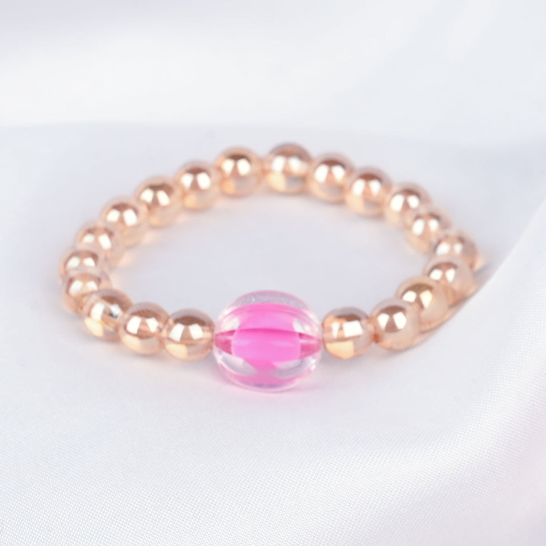 GIRLS ELEGANT BEADED NECKLACE & BRACELET