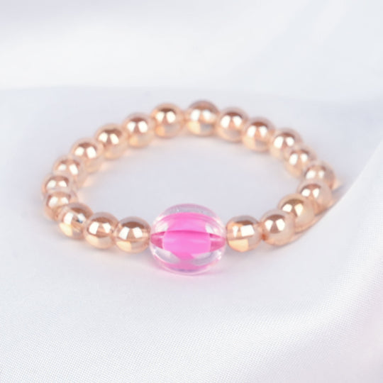 GIRLS ELEGANT BEADED NECKLACE & BRACELET