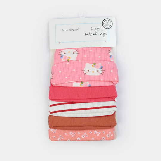 Infant Cap/Hat Set 5Pcs